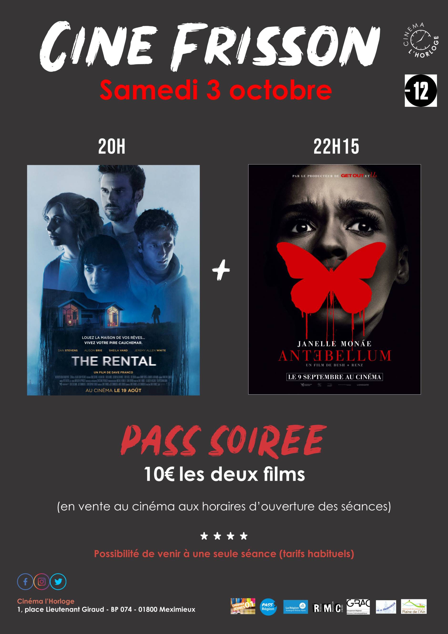 Programme Tv En Ce Moment Cine Frisson CINÉ FRISSON — Cinéma l’Horloge